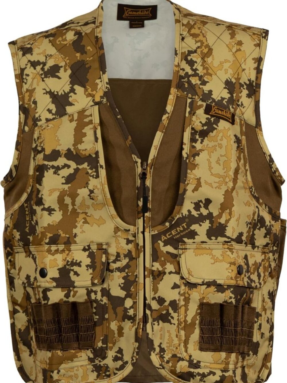 Camo Front Loading Upland Dove Hunting Vest with Camo Back - Outdoor Gear, Size